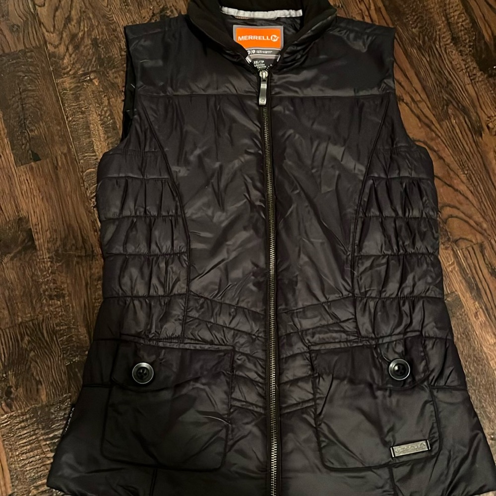 Merell black puffer vest